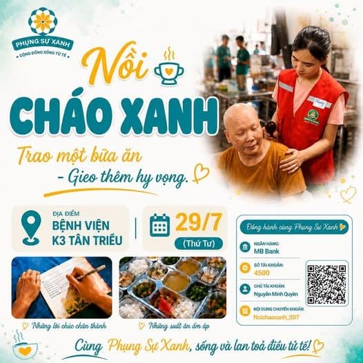 💚NỒI CHÁO XANH K29 - MỞ LINK TUYỂN PHỤNG SỰ